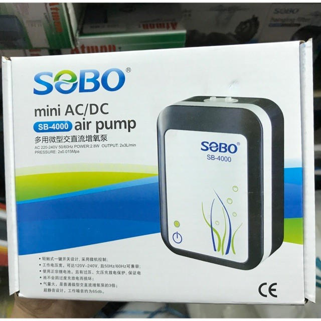 Máy sủi tích điện Sobo SB-3000 / SB-4000 (2 vòi)